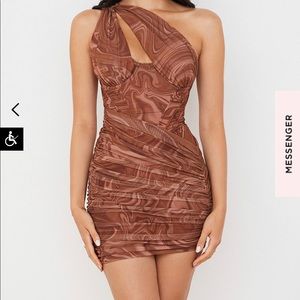 Fairly new, wore once, no stains, no damages.